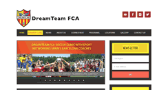 Desktop Screenshot of dreamteamfca.com